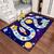 Tapete Infantil Playgrou Kids Infantil  100cm X 140cm Quarto Astronauta Azul