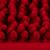 tapete macarrão bolinha antiderrapante 60 x 40 varias cores vermelho
