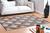 Tapete não risca piso 100% antiderrapante sisal 1,50x2,00 sem pelo ótimo acabamento fácil de lavar S-497-TABACO