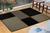 Tapete não risca piso 100% antiderrapante sisal 1,50x2,00 sem pelo ótimo acabamento fácil de lavar  S-582-PRETO