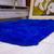 tapete para sala , quarto escritorio felpudo, peludo 1,50x2,00 shaggy macio Azul royal