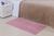 Tapete passadeira oásis 0,50x1,00 beira cama corredor quarto sala pelo macio classic antiderrapante (rosa bebe 1) ROSA-BEBE