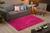 Tapete peludo felpudo 1,00m x 1,40m sharggy para sala quarto 100 x 140 pink