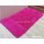 Tapete Peludo para Porta Sala Felpudo 40cm x 60cm Antiderrapante Shaggy ROSA PINK