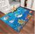 Tapete Quarto de Criança Bebê Menino Decorativo Belga Kids Tubarão