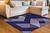 Tapete Quarto Sala 2,50 x 3,00 Fácil Limpeza Moderno Prático Renaissance Verona Milão Azul