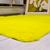 tapete sala 2,00x1,50 shaggy felpudo de luxo macio  cor: BEGE COM MARROM  amarelo