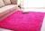 Tapete Sala Grande Felpudo Luxo Macio Shaggy 2,00 X 2,40 m Pink rosa