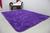 Tapete Sala Peludo Felpudo Luxo Macio 2,00 X 1,40 Roxo