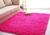 Tapete Sala Peludo Felpudo Macio Luxo 2,00 m X 1,40 m  PINK