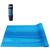 Tapete Yoga Mat Pilates em PVC 6mm Rainbow Com Bolsa Yangfit Azul