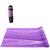 Tapete Yoga Mat Pilates em PVC 6mm Rainbow Com Bolsa Yangfit Lilás