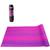 Tapete Yoga Mat Pilates em PVC 6mm Rainbow Com Bolsa Yangfit Rosa