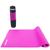 Tapete Yoga Mat Pilates Exercícios PVC 6mm Com Bolsa Yangfit Rosa