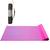 Tapete Yoga Mat Pilates PVC Com Estampa e Bolsa Yangfit Rosa