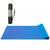 Tapete Yoga Mat Pilates PVC Com Estampa e Bolsa Yangfit Azul claro