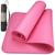 Tapete Yoga Pilates Exercícios com Bolsa 183x61x1,0cm Yangfit Rosa