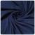 Tecido Malha Ribana 2x1 Algodão Liso 1m x 0,50m Tubular Azul Marinho