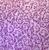 Tecido Organza Estampado Glitter Ramos 100% Poliamida 10 metros Roxo