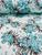 Tecido Percal liso e estampado ideal para Colchas e Almofadas 1m x 2,50 de largura Floral azul f bege