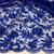 Tecido Renda Tule Bordado Floral Com Micro Paetes Fosco Mt Azul Royal