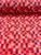 Tecido Tricoline 100% algodão - (50cm x 1,50) Quadradinho vermelho