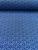 Tecido Tricoline 100% algodão - (50cm x 1,50) Mini florzinhas azuis nv fm