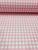 Tecido Tricoline 100% algodão - (50cm x 1,50) Xadrez Rosa SG
