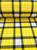 Tecido Tricoline 100% algodão - (50cm x 1,50) Xadrez Colina Amarelo