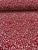 Tecido Tricoline 100% Algodão - (50cm X 1,5m) Floral Grazi vermelho P NV