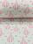 Tecido Tricoline 100% Algodão - (50cm X 1,5m) Balão rosa fundo branco 