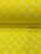Tecido Tricoline 100% Algodão - (50cm X 1,5m) Bola branca fundo amarelo 