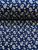 Tecido Tricoline 100% algodão (50cm X 1,5m)  Floral fundo azul marinho 2