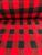 Tecido Ultra Soft Fleece 50cm x 1,60 Xadrez preto e vermelho