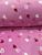 Tecido Ultra Soft Fleece 50cm x 1,60 Coraçãozinho Rosa