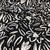 Tecido Viscose Estampada MT Floral Preto e Branco