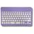 Teclado Com Mouse Bluetooth Sem Fio Colorido Wireless Not PC tablet Lilás