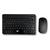 Teclado Com Mouse Bluetooth Sem Fio Colorido Wireless Not PC tablet Preto