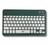 Teclado Com Mouse Bluetooth Sem Fio Colorido Wireless Not PC tablet Verde