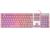 Teclado Gamer USB OEX Game Rosa