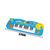 Teclado Musical Luzes Piano Infantil Brinquedo Menino Menina - Dm Toys Azul