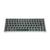 Teclado para Notebook bringIT compatível com Lenovo Part Number 25208669 Com Moldura - Cinza Preto