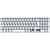 Teclado para Notebook Samsung 300E5K-Y05 Branco