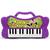 Teclado Piano Musical Infantil Educativo Show da Luna Baby Multikids BR1800 - Brinquedo Sensorial Interativo Roxo