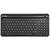 Teclado Sem Fio Apoio p/ Tablet Antimicrobiano Dual Mode Bluetooth 5.1 + USB 2.4ghz Targus - AKB867 Preto