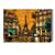 Tela Quadro Decorativo com Moldura Sala  Arte Paris Dourada CHASSI