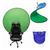 Tela Verde Azul Chroma Key Portátil Fundo Infinito Vídeo Gravação Redondo Diametro 142cm Verde