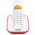 Telefone Sem Fio Ts 3110 Com Eco Moda Intelbras Branco, Vermelho