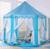 Tenda Cabana Castelo Toca Infantil Princesa Azul