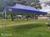 Tenda sanfonada 6x3 pvc lona nylon 600. Azul